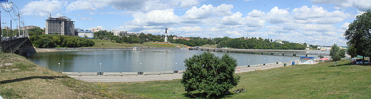 Tscheboksary, Bucht, Panorama