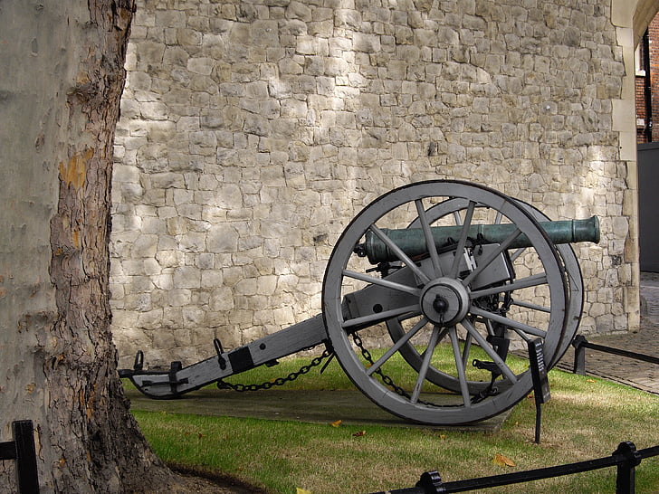 kanon, våpen, Tower of london, England
