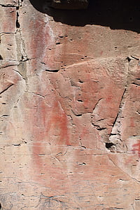 象形文字, 岩石艺术, 绘图, 美国原住民, 印度, 原始, 特写