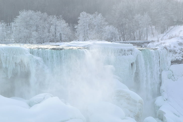 American falls, Niagara falls, talvi, Ice, lumi, jäädytetty, Luonto
