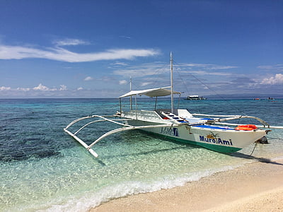 Filipini, brod-rak., Casa barry otok, ronjenje s maskom, plaža, tropska, more