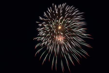 fuochi d'artificio, esplosione, celebrazione, Vacanze, festeggiare