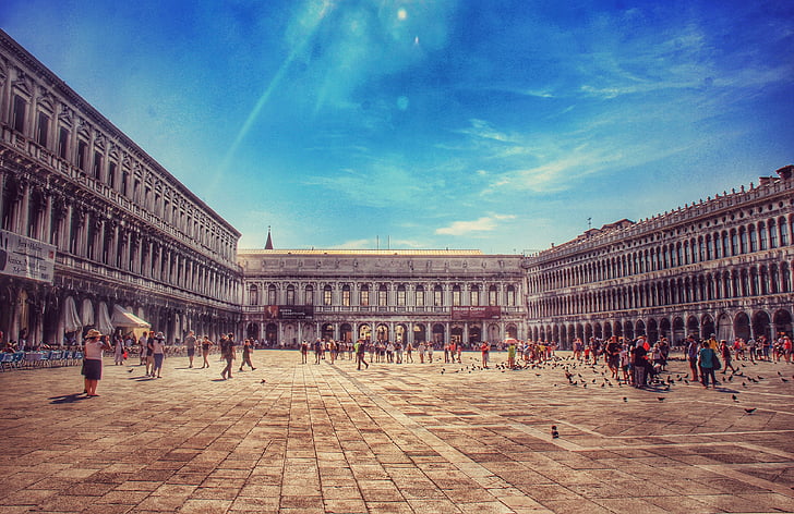 Benátky, městská radnice, náměstí svatého Marka