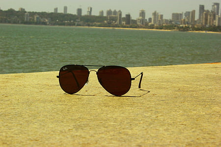 ulleres de sol, platja, estil, moda, protecció solar, Bombai, l'Índia