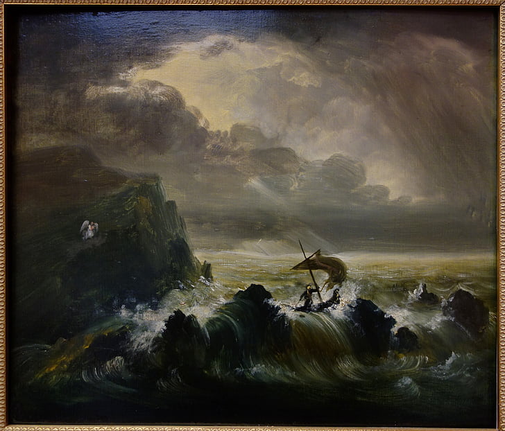 the voyage of life, thomas cole, painting, museum, oil, art, canvas