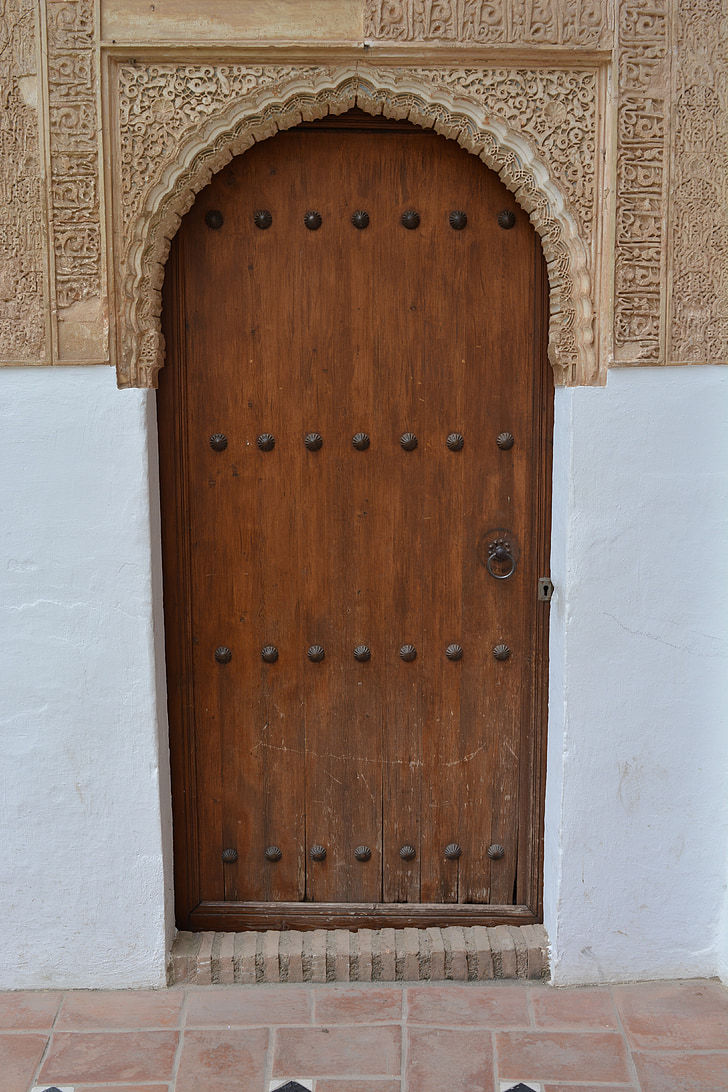 doel, deur, Moorse, de ingang van het huis, hout, Gate, oude deur
