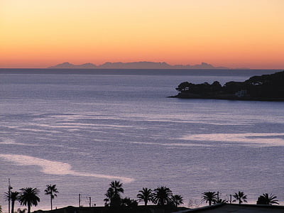 Korsikan, Sunrise, Côte d'azur, auringonvalo, merimaisema, Horizon