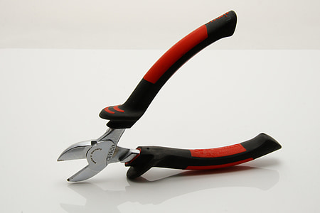 pliers, tool, diagonal cutting pliers, metal, craft, equipment