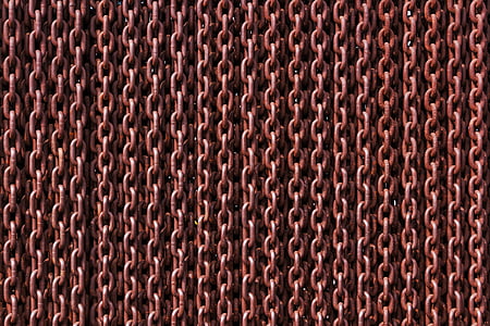 chain, rusty, links, iron, metal, rust, texture