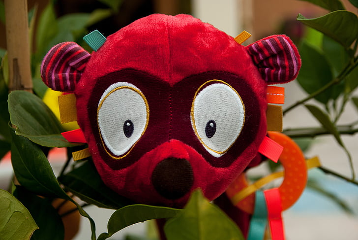 lemur, plush, toy, childhood