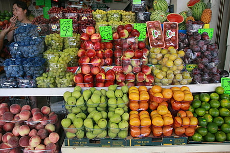 Izrael, tel-aviv, gyümölcs, Shop, áruház