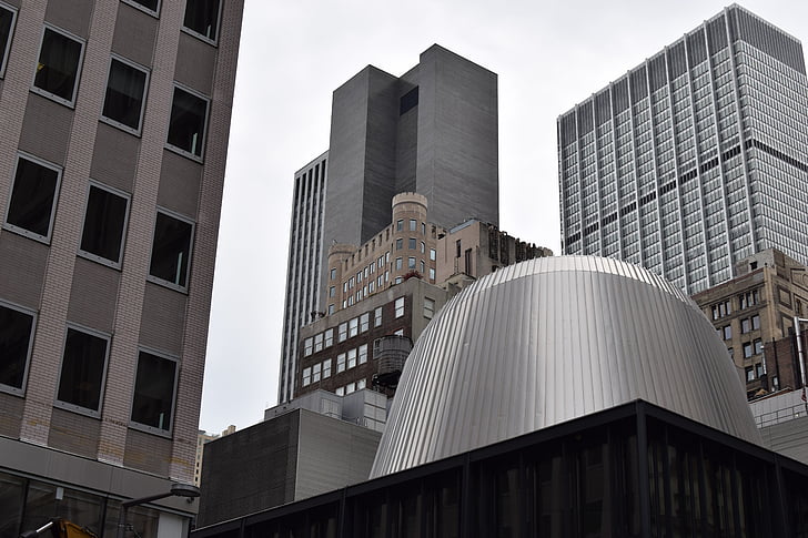 atap, Castle, bangunan, New york