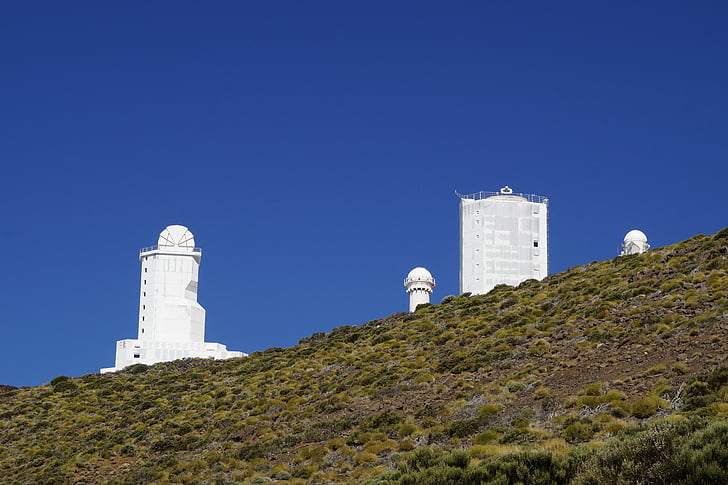 the observatory on teide, teide, izana, izaña, tenerife, canary islands, astronomical observatory