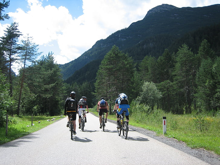 cycling, bike, away, transalp, sport