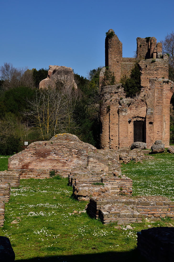 appia, rome, ruins, ance, ancient rome, holes, italy