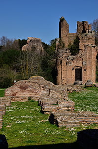 Appia, Roma, reruntuhan, terorganisir, Romawi kuno, lubang, Italia