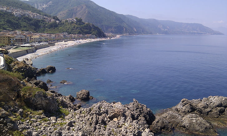 Sea, pühad, Holiday, kalju, vee, Calabria, Costa