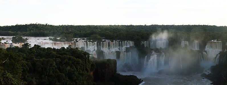 iguazu falls, waterfalls, argentina, misiones, water, south, america