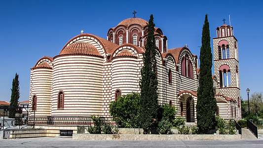 塞浦路斯, aradippou, 圣拉萨罗 fanourios, 教会, 东正教, 建筑, 宗教