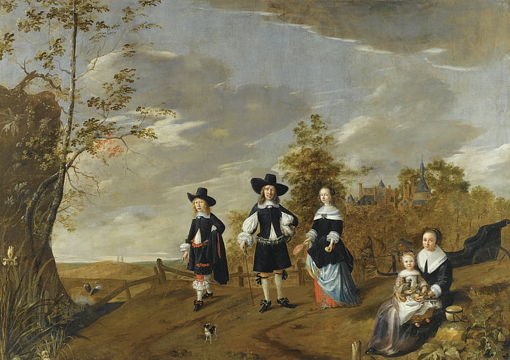 christiaen van colenbergh, umění, umělecké, umění, malba, olej na plátně, krajina