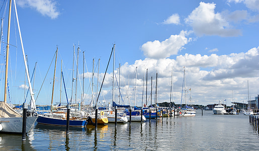 yacht, sailing boats, port, ship, sailing vessel