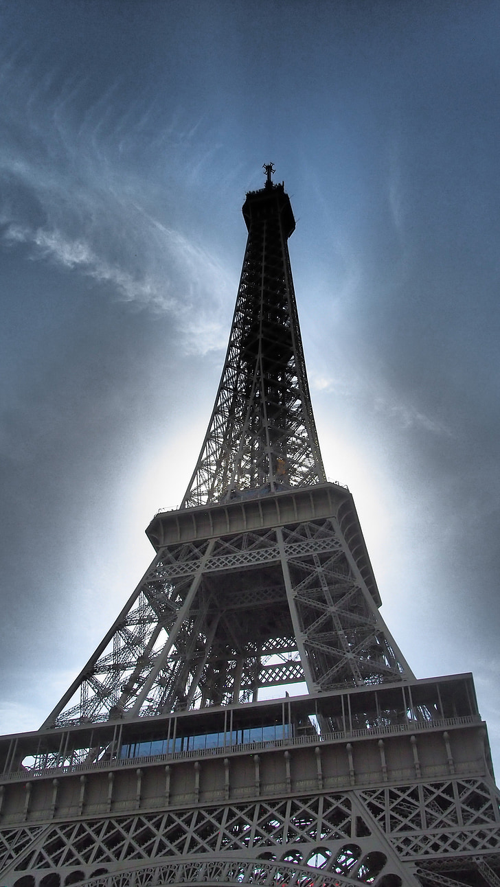 Paris, Menara Eiffel, tempat-tempat menarik, abad pameran, cakrawala