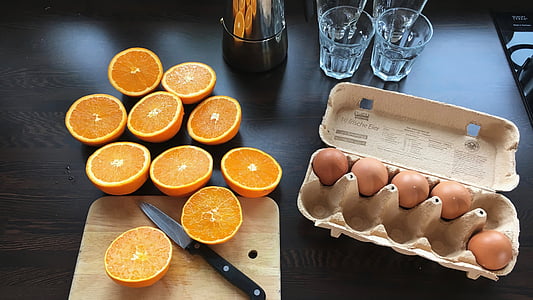 πρωινό, αυγό, Χυμός, πορτοκάλια, Συμπιέστε έξω, Breakfast αυγό, Φαγητό και ποτό