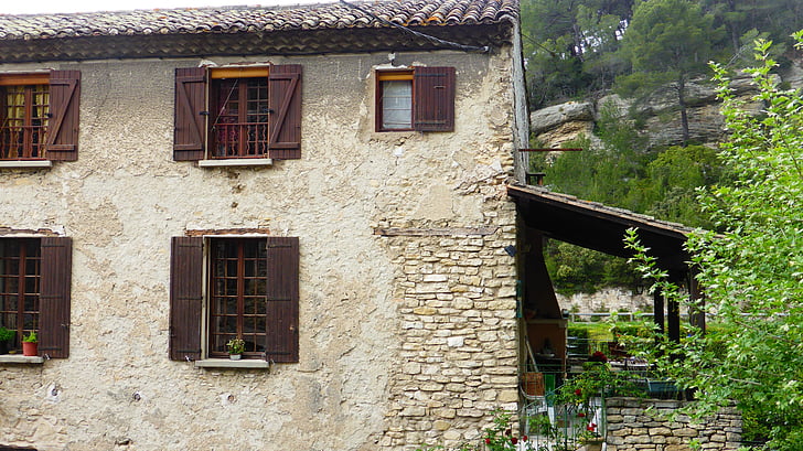 Provença, llum, color, casa, França