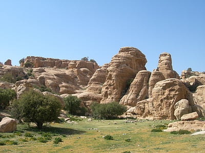 Yordania, dalana, Taman Nasional, padang rumput, pegunungan, alam, Hiking