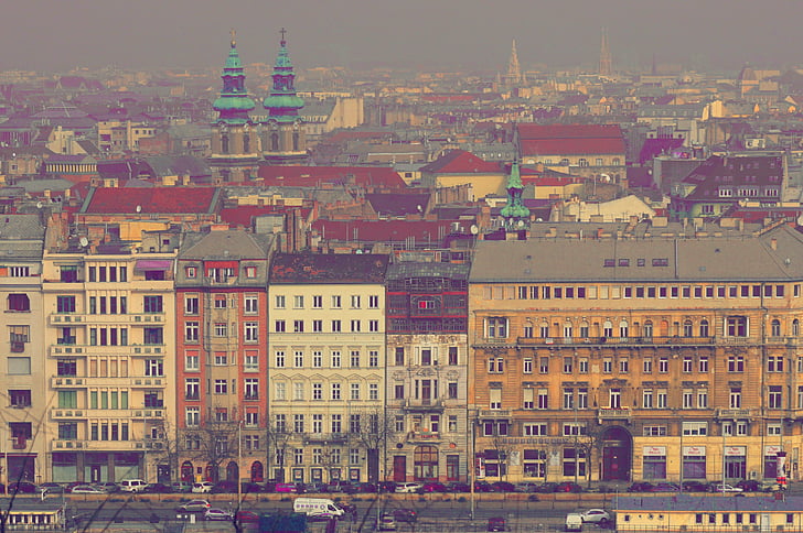 ciutat, Budapest, arquitectura, Europa, Hongria, hongarès, edifici