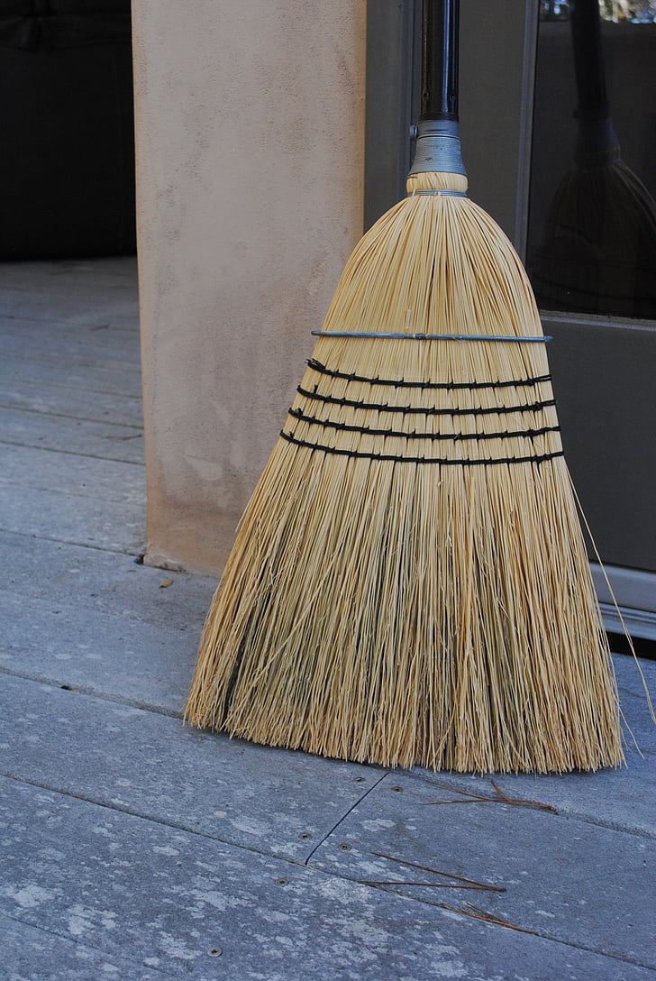 clean, broom, simple life
