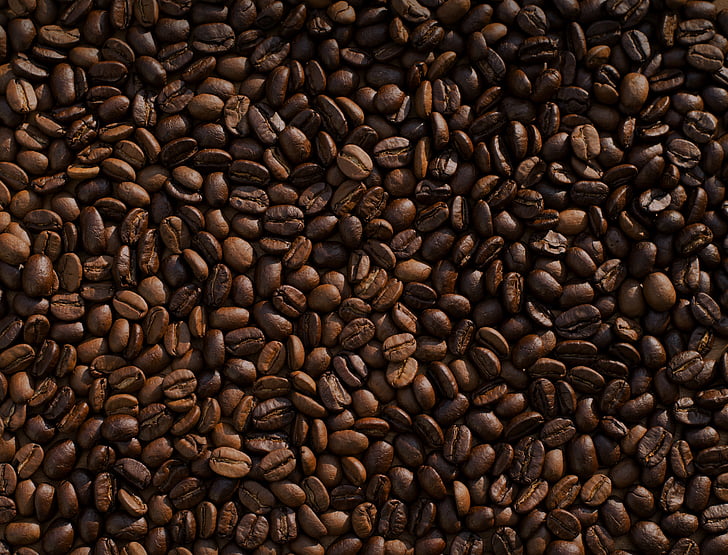 close, photo, coffee, beans, roasted coffee bean, coffee - drink, espresso