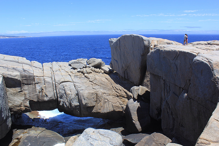 albany, natural bridge, australia, coast, shore, rocks