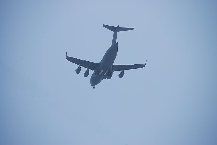 c17, 飛行機, 航空機, ジェット, 軍事, 飛行機, 巨大です