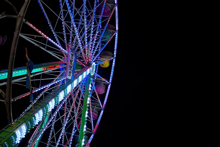 Fiera, Festival, Carnevale, rotella di Ferris, ruota, Ferris
