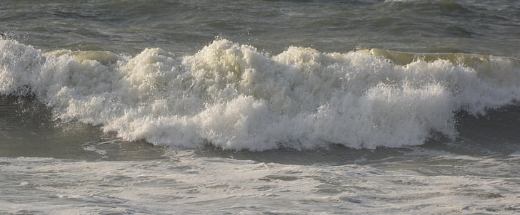 vagues, nature, mer, eau, force de la nature, océan