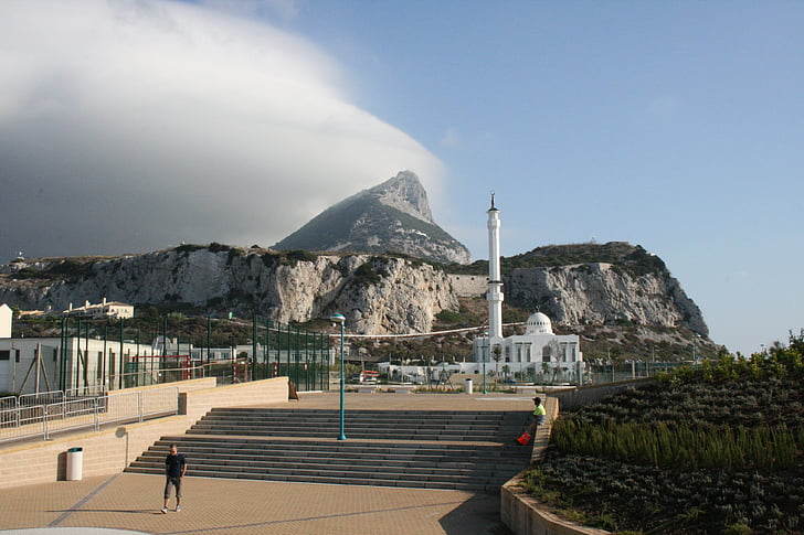 gibraltar, rock, mosque