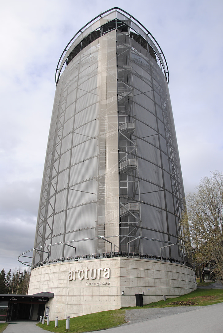 arctura, östersund, high, water tower