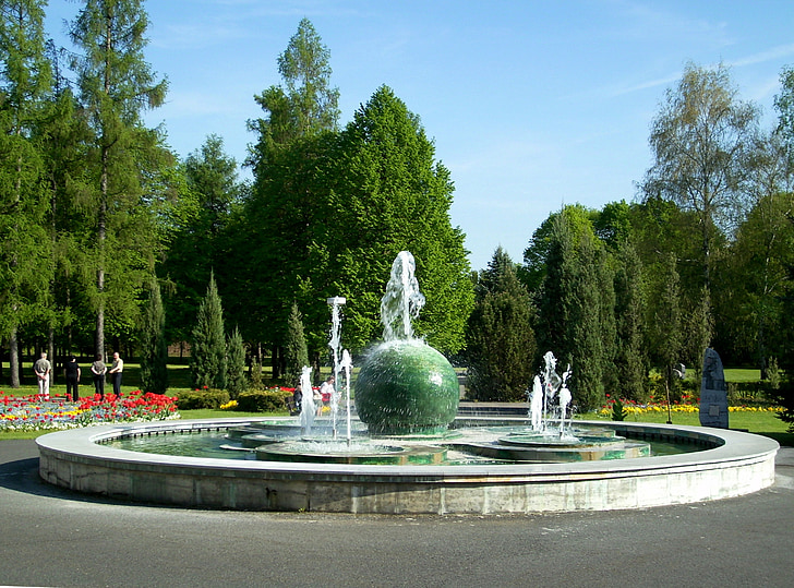 Kurpark, Park, Piešťany, Slovakien