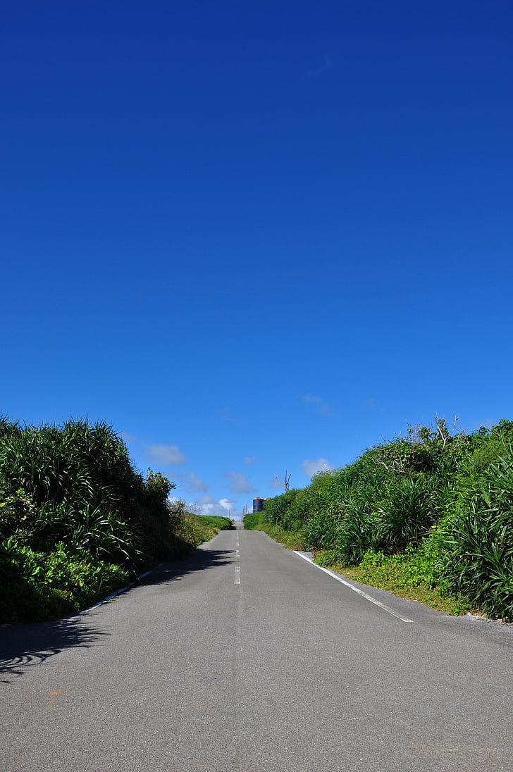 Острів Міяко, синій, небо