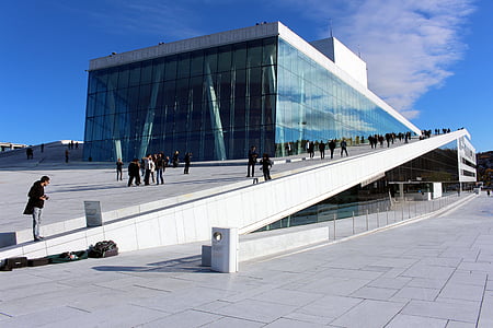 Oslo, oopperatalo, Norja, Opera, arkkitehtuuri, Alexandra gutthenbach-lindau, visitoslo