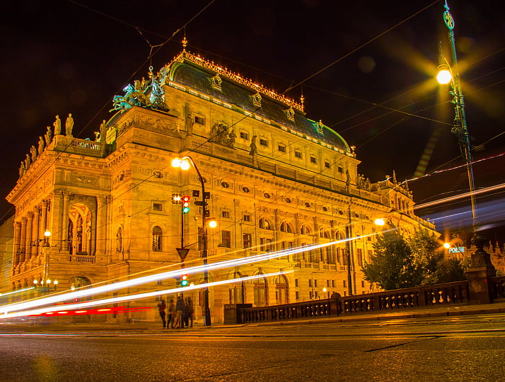 Praga, Muzeum, budynek, Architektura, Historycznie, stary budynek, atrakcje turystyczne