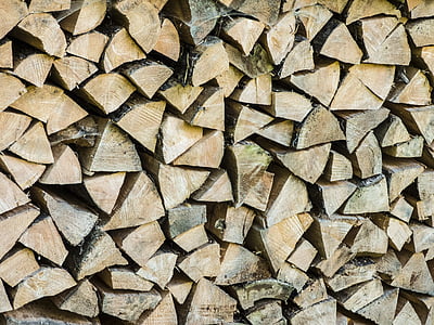 木材, 木柴, 增长股票, holzstapel, 堆积, 锯掉了, 木材