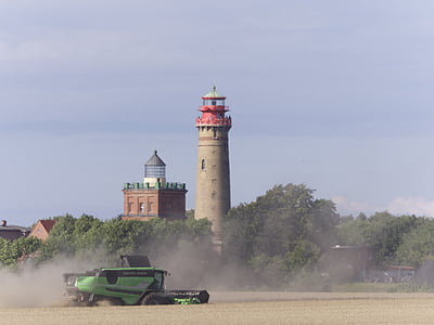 lighthouse, rügen, harvest, cape arkona