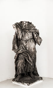 scultura senza testa, vecchio, oggetto d'antiquariato, Statua, scultura, antica, pietra
