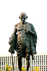 Mahatma gandhi, bức tượng, đồ đồng, Ấn Độ, Ấn Độ, lịch sử, Đài tưởng niệm