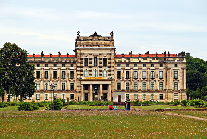 Ludwigslust-parchim, Castle, épület, barockschloss, Nevezetességek, vígjáték, Park