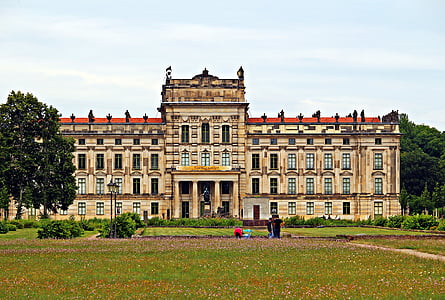 Ludwigslust-parchim, Zamek, budynek, barockschloss, atrakcje turystyczne, Komedia, Park