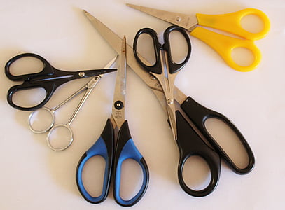 zkosení, kancelář, kov, řez, kancelářské potřeby, řemeslnické nůžky, nůžky