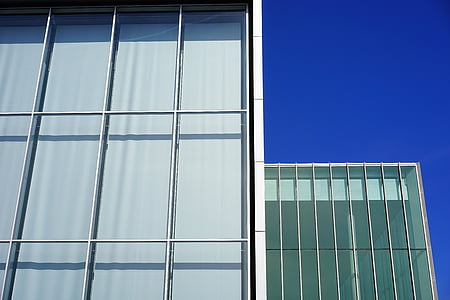 Kunsthalle weishaupt, Ulm, kusthalle, byggnad, arkitektur, glas, glasfasad